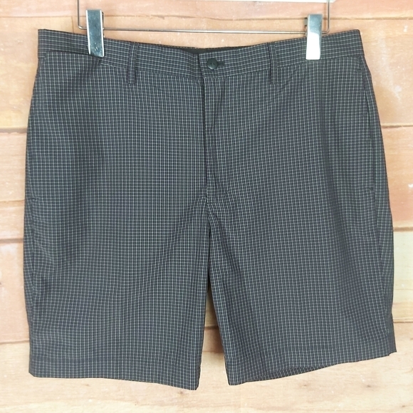 𝅺🍄3/50$🍄 GREG NORMAN plaid golf casual bermuda men's shorts size 36 - Picture 4 of 8